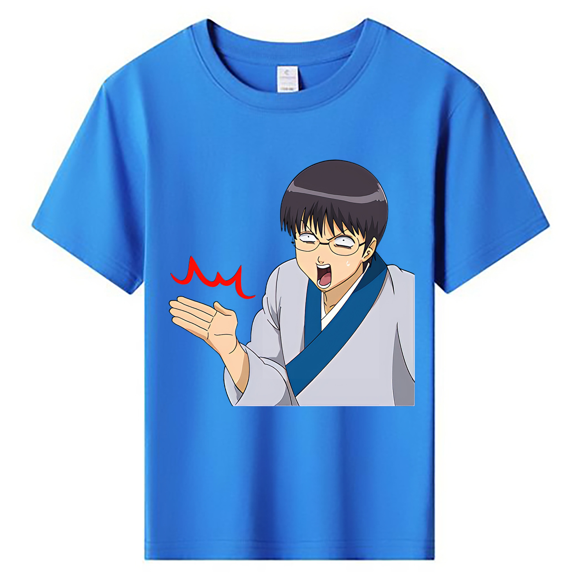 （画像用） ぎんたま 坂田銀時（さかたぎんとき） 神楽 志村新八（しむら しんぱち） GINTAMA Sakata Gintoki Kagura Shimura Shinpachi 綿100％キッズTシャツ（フロントプリント）